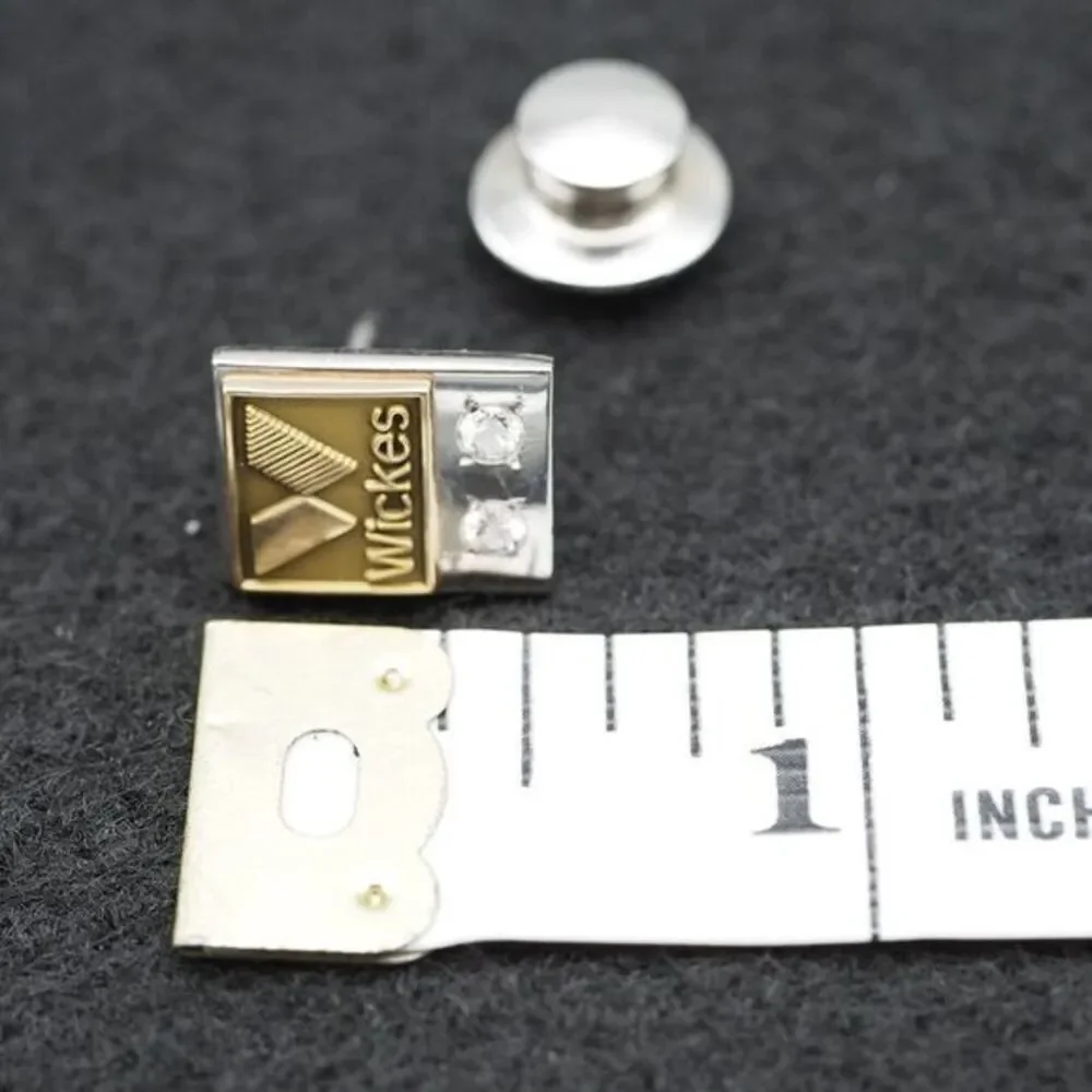10k Gold + Diamond O.C. Tanner Wickes Pin 3 grams Vintage